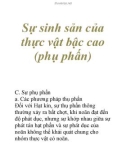 Sự sinh sản của thực vật bậc cao (phụ phấn)