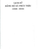 Ebook Lịch sử Đảng bộ xã Phúc Trìu (1946-2016): Phần 1