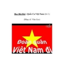 Âm nhạc lớp 3 - Học Hát Bài : Quốc Ca Việt Nam (lời 1) (Nhạc sĩ: Văn Cao)