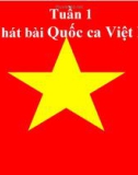 Bài 1: Học hát: Quốc ca Việt Nam - Bài giảng Âm nhạc 3 - GV: Hồng Thủy