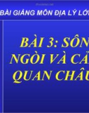 Bài giảng Địa lý 8 bài 3: Sông ngòi và cảnh quan châu Á