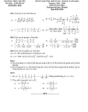 Đề thi môn Toán lớp 6 năm 2020 - Trường THPT chuyên Hà Nội, Amsterdam