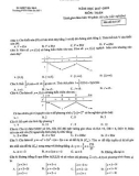 Đề thi môn Toán năm học 2017-2018 - Sở GD&ĐT Bắc Ninh - Mã đề 137