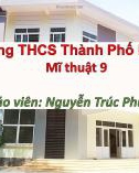 Bài giảng môn Mĩ thuật lớp 9 - Tiết 4: Vẽ trang trí Trang trí hội trường