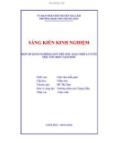 Sáng kiến kinh nghiệm Mầm non: Một số kinh nghiệm giúp trẻ mẫu giáo nhỡ 4-5 tuổi học tốt môn tạo hình