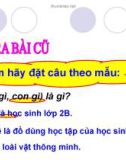 Bài giảng môn Tiếng Việt lớp 2 năm học 2020-2021 - Tuần 4: Luyện từ và câu Từ chỉ sự vật. Từ ngữ về ngày, tháng, năm (Trường Tiểu học Thạch Bàn B)