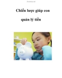 Chiến lược giúp con quản lý tiền