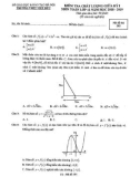 Đề kiểm tra giữa HK1 môn Toán 12 năm 2018-2019 có đáp án - Trường THPT Việt Đức