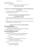 Đề cương ôn tập học kì 1 môn Lịch sử 12 năm 2019-2020 - Trường THPT Việt Đức