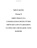 THIÊN TÌNH SỬ CỦA CAMARALZAMAN, HOÀNG TỬ ĐẢO NHỮNG ĐỨA CON CỦA KHALÉDAN VÀ CÔNG CHÚA TRUNG QUỐC, NÀNG BADDURE