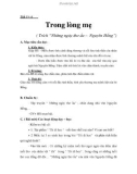 Trong lòng mẹ( Trích 'Những ngày thơ ấu – Nguyên Hồng')