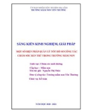 Sáng kiến kinh nghiệm Mầm non: Một số biện pháp quản lý tốt hồ sơ công tác chăm sóc bán trú trong trường Mầm non