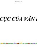 Bài giảng môn Ngữ văn lớp 8 - Bài 2: Bố cục của văn bản