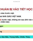 Bài giảng môn Mĩ thuật lớp 8 - Bài 6: Vẽ tranh Đề tài nhà giáo Việt Nam