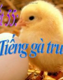 Bài giảng Tiết 55: Tiếng gà trưa