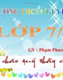 Bài giảng Ngữ văn 7: Tiết 53 - GV. Phạm Phương Trang