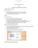 Lecture note Business system development - Lecture 28: Object-oriented analysis and design