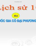 Bài giảng Lịch sử 10 bài 3: Các quốc gia cổ đại phương Đông