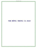 NHI ĐỒNG TRONG CA DAO