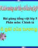 Bài giảng Tiếng việt 5 tuần 30 bài: Cô gái của tương lai