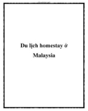 Du lịch homestay ở Malaysia