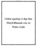 Chiêm ngưỡng vẻ đẹp thác Pistyll Rhaeadr của xứ Wales (Anh)