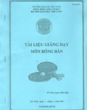 Tài liệu giảng dạy môn Bóng bàn