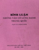 bình luận những ván cờ lừng danh trung quốc: phần 1