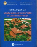 Hội thảo quốc gia: Nguồn nhân lực và phát triển du lịch tỉnh Bình Thuận