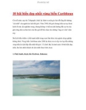 10 bãi biển đẹp nhất vùng biển Caribbean