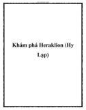 Khám phá Heraklion (Hy Lạp)