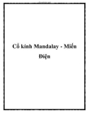 Cổ kính Mandalay - Miến Điện