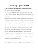 Di tích Mỹ Lộc Nam Định