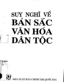 Nghiên cứu bản sắc văn hóa dân tộc: Phần 1