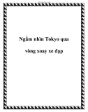 Ngắm nhìn Tokyo qua vòng xoay xe đạp