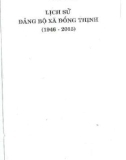 Ebook Lịch sử Đảng bộ xã Đồng Thịnh (1946-2015): Phần 1