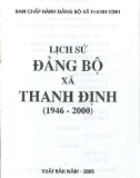 Ebook Lịch sử Đảng bộ xã Thanh Định (1946-2000): Phần 1