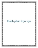 Hạnh phúc trọn vẹn