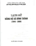 Ebook Lịch sử Đảng bộ xã Bình Thành (1946-2006): Phần 1