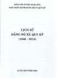 Ebook Lịch sử Đảng bộ xã Quy Kỳ (1946-2016): Phần 1