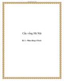 Cầu vồng Hà Nội Kì 1