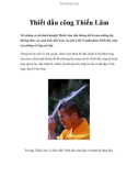 Thiết đầu công Thiếu Lâm