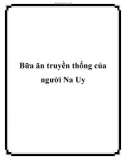 Bữa ăn truyền thống của người Na Uy