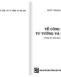 Nghiên cứu công tác tư tưởng và văn hóa: Phần 1