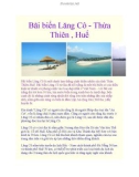 Bãi biển Lăng Cô - Thừa Thiên , Huế