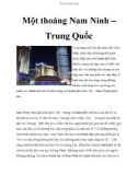 Một thoáng Nam Ninh – Trung Quốc