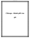 Chicago - thành phố của gió