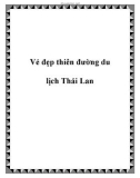 Vẻ đẹp thiên đường du lịch Thái Lan