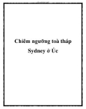 Chiêm ngưỡng toà tháp Sydney ở Úc