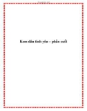 Kem dâu tình yêu – phần cuối